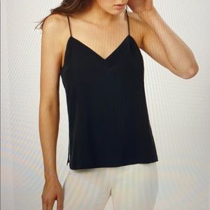 Cuyana Silk Cami in Black